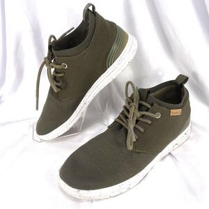 Saola Tsavo Women’s Olive Sneakers Size 7.5 Lace-up Sock Insert Lightweight